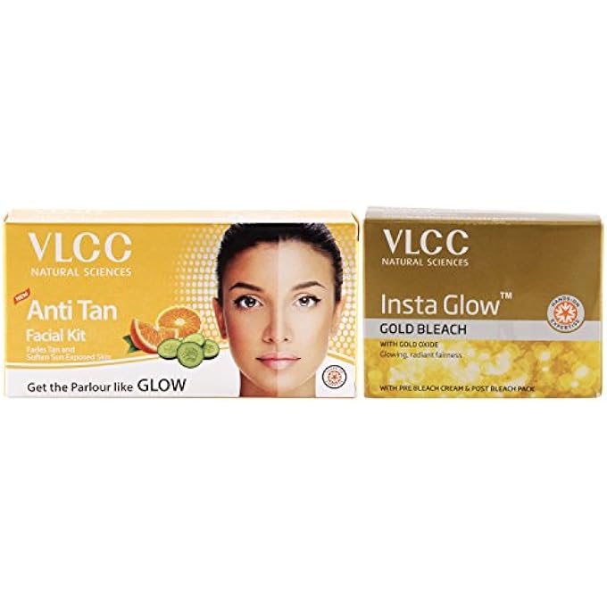 ANTI TAN FACIAL KIT AND INSTA GLOW BLEACH COMBO